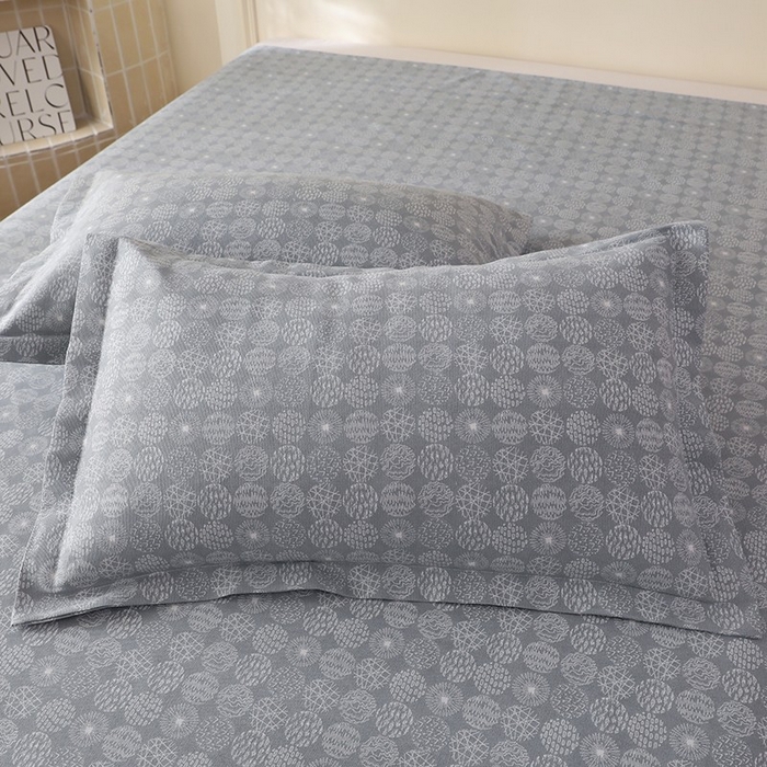 91家纺网 家纺一手货源 找家纺 幸嘉轩2025新款亲肤舒适床单三件套 如梦