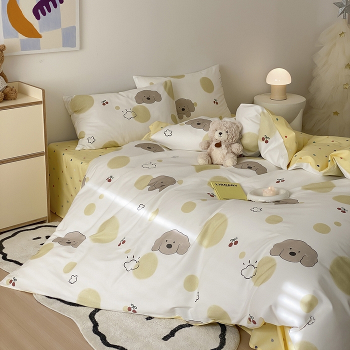 91家纺网 家纺一手货源 找家纺 慕希家纺 2025新款全棉13372印花四件套 海盐幻想