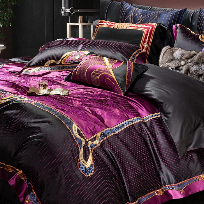 91家纺网 家纺一手货源 找家纺 （总）至爱今生 至爱今生 2025新款亲肤舒适四件套-玫瑰盛艳