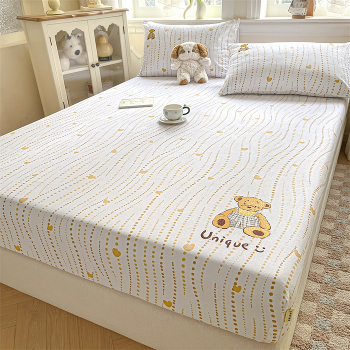 91家纺网 家纺一手货源 找家纺 （总）笙意家纺2025新款全棉老粗布单床笠