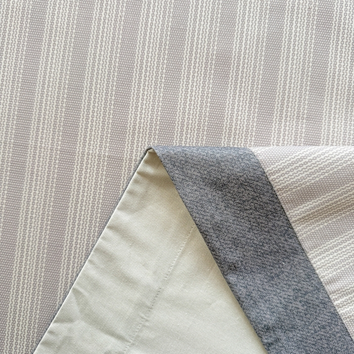 91家纺网 家纺一手货源 找家纺 简宜家居 2025新款宽边纯棉全棉老粗布床单 疏条-灰咖宽边