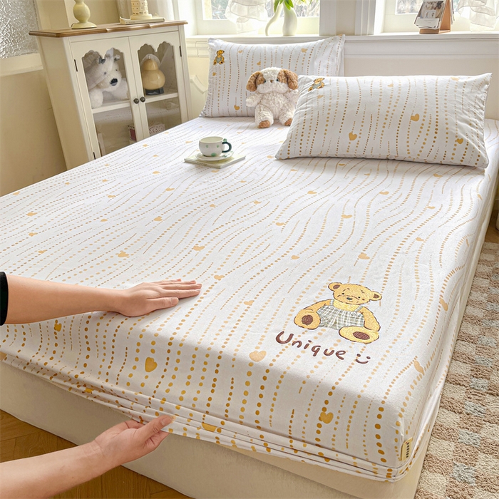 91家纺网 家纺一手货源 找家纺 （总）笙意家纺2025新款全棉老粗布单床笠