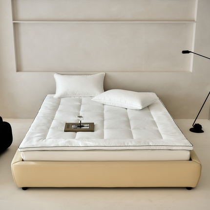91家纺网 家纺一手货源 找家纺 三味舒屋 2025新款亲肤舒适眠云眠云立体床褥床垫褥子 床褥-写意