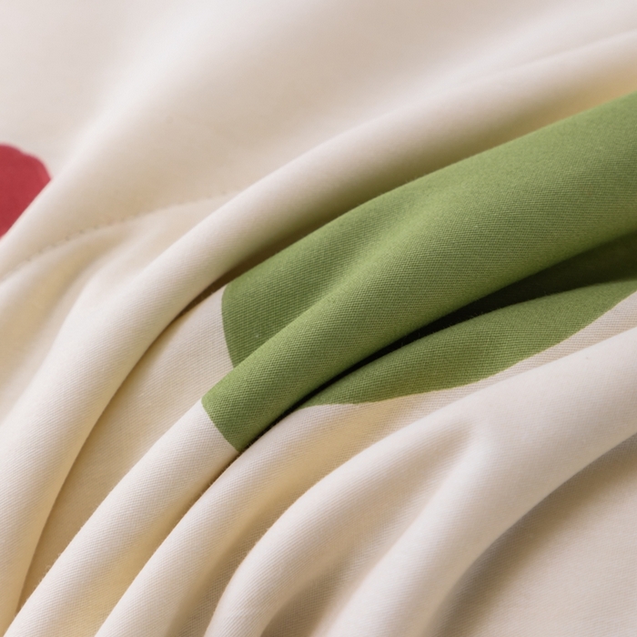 91家纺网 家纺一手货源 找家纺 鑫棉坊 【又降价啦】2025新款全棉A类印花纯棉花夏被可机洗空调被 可爱熊猫-绿