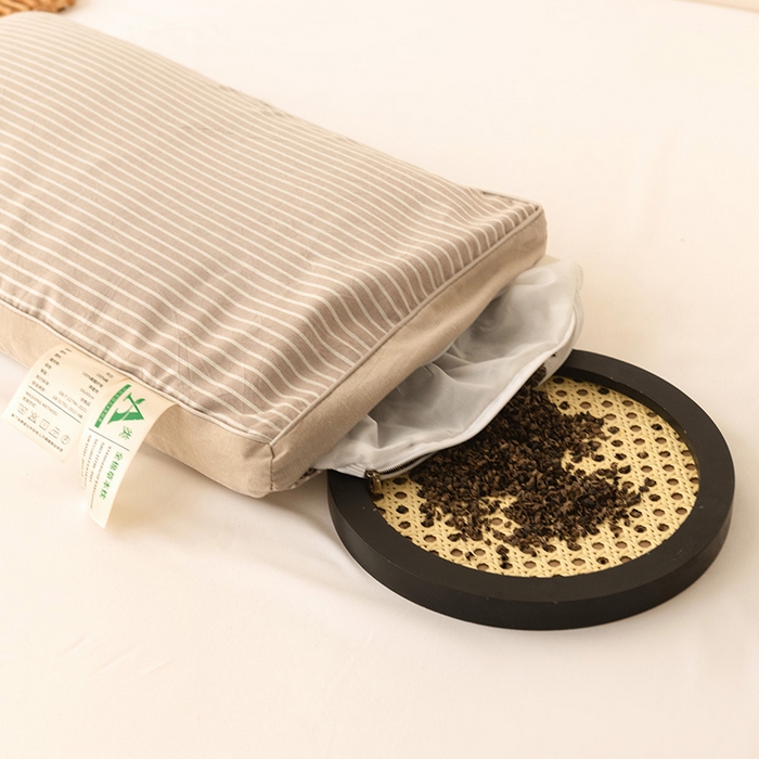 91家纺网 家纺一手货源 找家纺 （总）花瓣语家纺 2025新款全棉水洗棉荞麦枕头枕芯