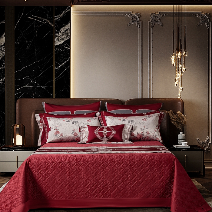 91家纺网 家纺一手货源 找家纺 （总）至爱今生 2025新款亲肤舒适四件套-玫瑰人生