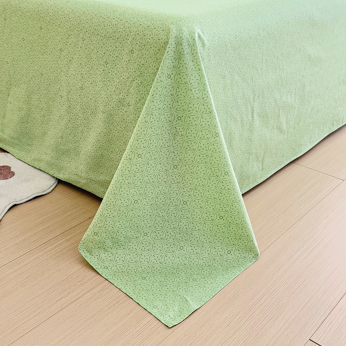 91家纺网 家纺一手货源 找家纺 鑫棉坊 2025新款A类全棉印花大豆纤维空调被大豆被 斐叶花影-绿