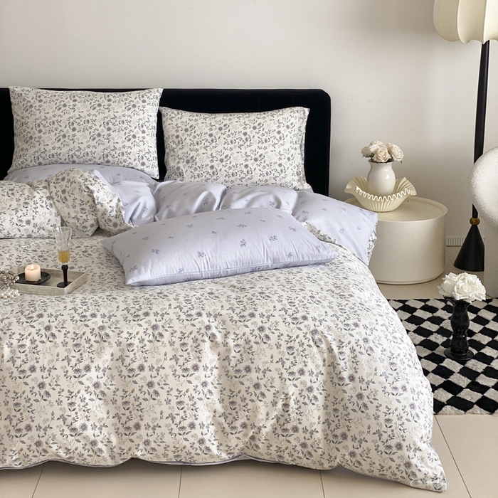 91家纺网 家纺一手货源 找家纺 慕希家纺 2025新款全棉13372印花四件套 芷兰