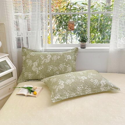 元元被芯 2025新款40支13372全棉印花全棉枕套 颂雅