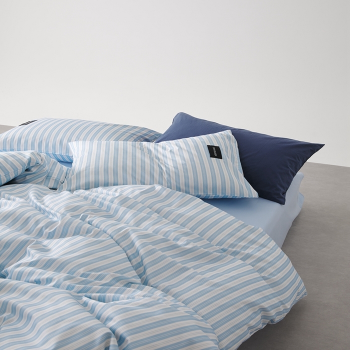 91家纺网 家纺一手货源 找家纺 棉眠 棉眠2025黑川简约条纹系列 南烛