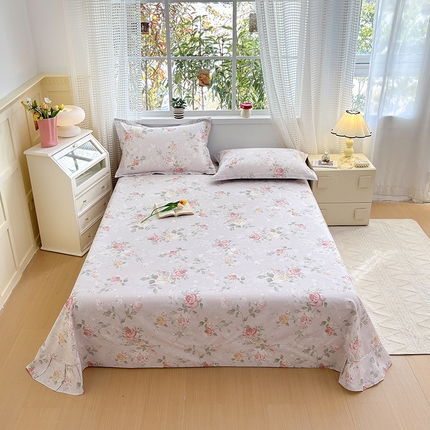 元元被芯 2025新款40支13372全棉印花全棉床单 悦影