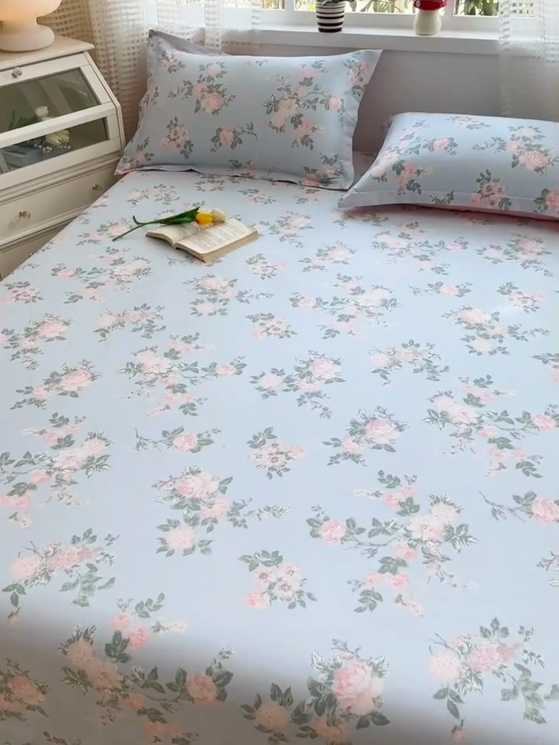 91家纺网 家纺一手货源 找家纺 元元被芯 2025新款40支13372全棉印花全棉床单 初妤