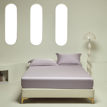 91家纺网 家纺一手货源 找家纺 618家纺 2025新款60S100支兰精天丝单品-单床笠 天丝银河灰