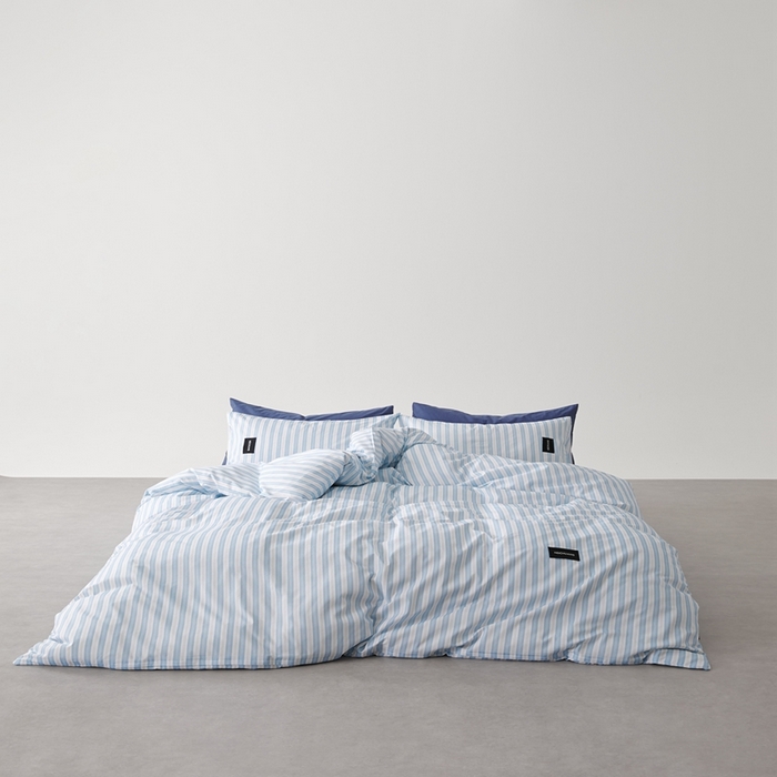 91家纺网 家纺一手货源 找家纺 棉眠 棉眠2025黑川简约条纹系列 南烛