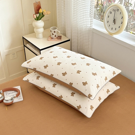 91家纺网 家纺一手货源 找家纺 （总）元元被芯 2025新款40支13372全棉印花全棉隐藏式夹棉枕套