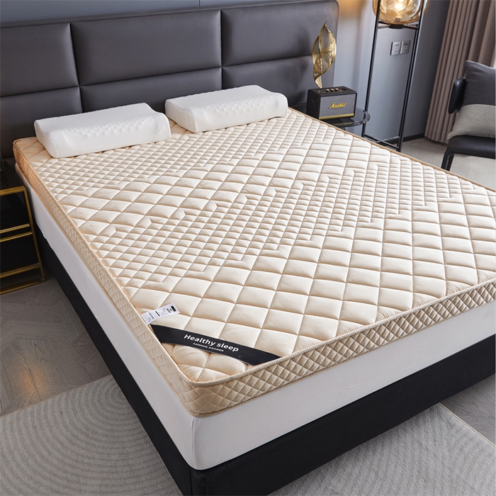 91家纺网 家纺一手货源 找家纺 艺博床垫 2025新款真丝椰棕床垫 金典驼