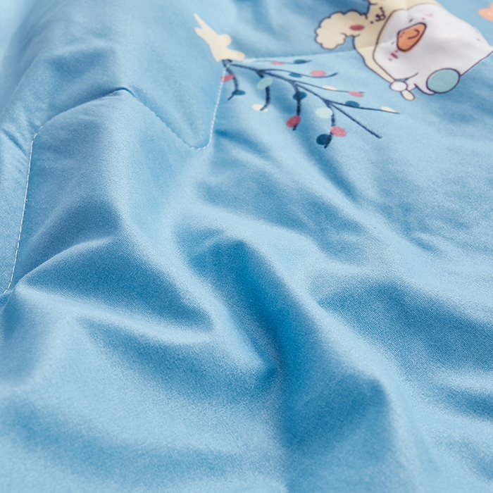 91家纺网 家纺一手货源 找家纺 元元被芯 2025新款亲肤舒适磨毛印花夏被被子被芯 迷你鹿