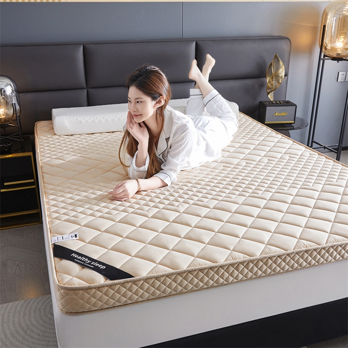 91家纺网 家纺一手货源 找家纺 艺博床垫 2025新款真丝椰棕床垫 金典驼