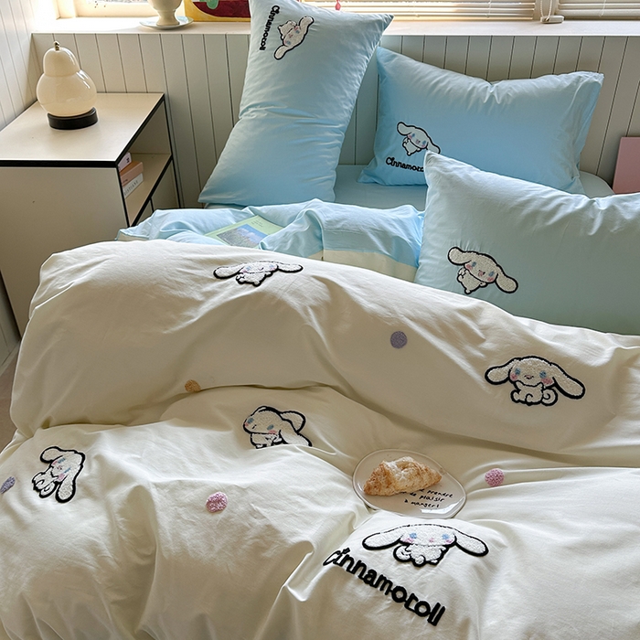 91家纺网 家纺一手货源 找家纺 （总）金爱家 2025新款全棉毛巾绣四件套