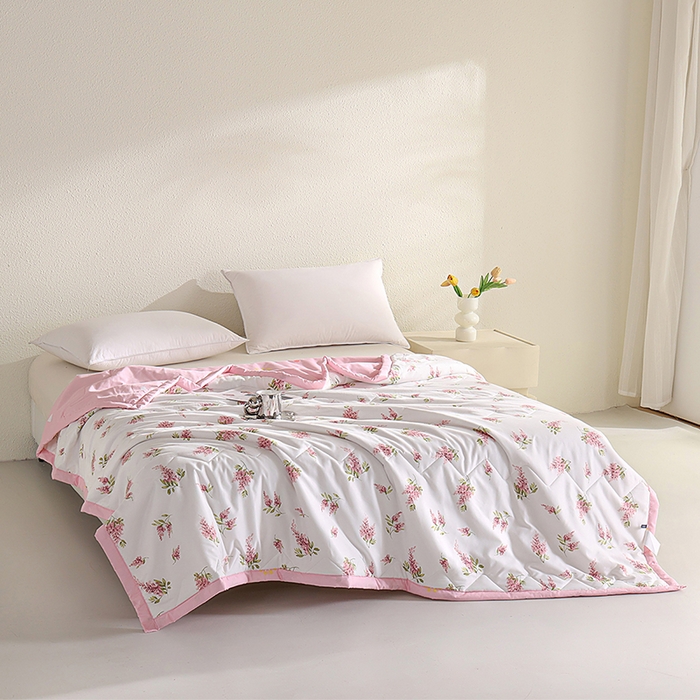 91家纺网 家纺一手货源 找家纺 元元被芯 2025新款亲肤舒适磨毛印花夏被被子被芯 盛夏