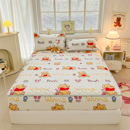 91家纺网 家纺一手货源 找家纺 （总）迪梦思家纺 2025新款A类正版授权卡通印花水洗棉夹棉学生床笠