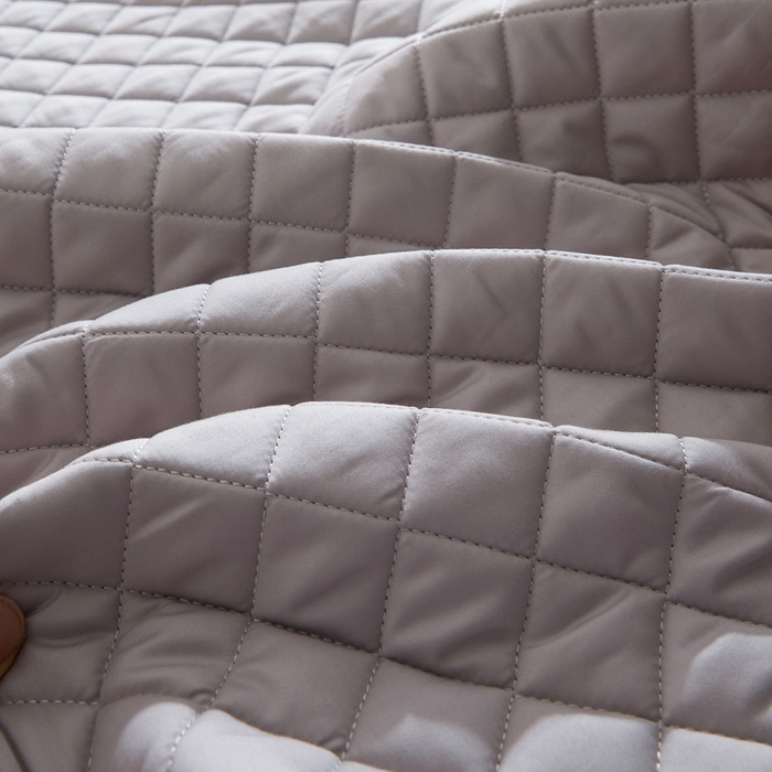 91家纺网 家纺一手货源 找家纺 由有2025新款60S长绒棉绗缝大豆夹棉床垫床褥床笠 床笠-莫奈紫