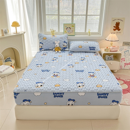 91家纺网 家纺一手货源 找家纺 （总）迪梦思家纺 2025新款A类正版授权卡通印花水洗棉夹棉学生床笠