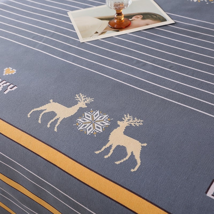 91家纺网 家纺一手货源 找家纺 幸嘉轩2025新款亲肤舒适床单三件套 鹿缘