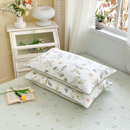 91家纺网 家纺一手货源 找家纺 （总）元元被芯 2025新款40支13372全棉印花全棉隐藏式夹棉枕套