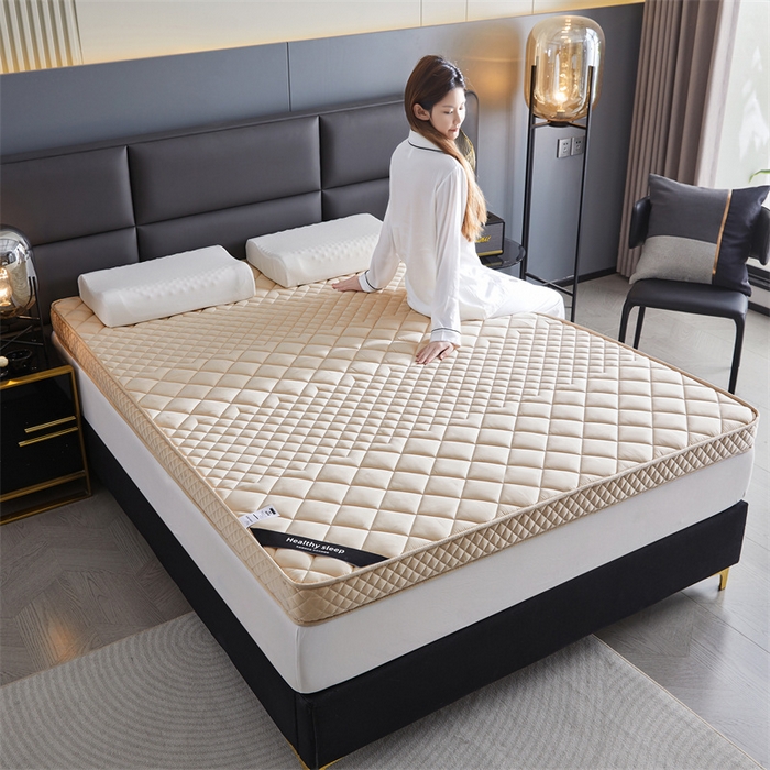 91家纺网 家纺一手货源 找家纺 艺博床垫 2025新款真丝椰棕床垫 金典驼