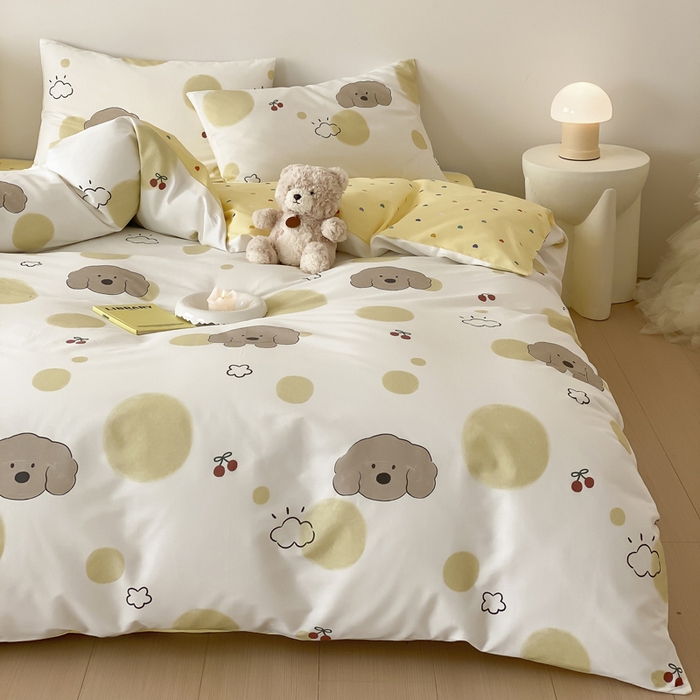 91家纺网 家纺一手货源 找家纺 慕希家纺 2025新款全棉13372印花四件套 海盐幻想