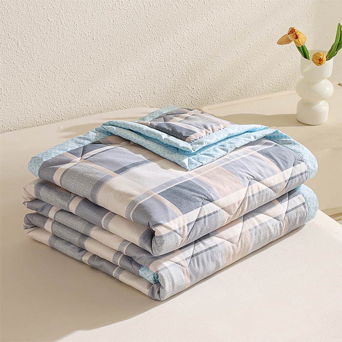 91家纺网 家纺一手货源 找家纺 元元被芯 2025新款亲肤舒适磨毛印花夏被被子被芯 时尚生活