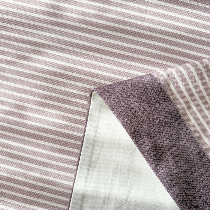 91家纺网 家纺一手货源 找家纺 简宜家居 2025新款宽边纯棉全棉老粗布床单 条纹-微醺紫