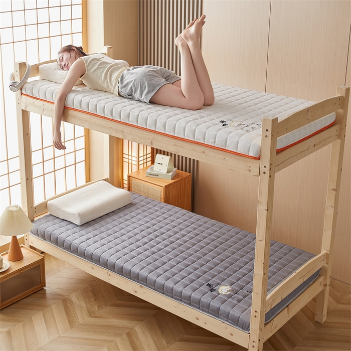 91家纺网 家纺一手货源 找家纺 艺博床垫 2025新款A类原棉棉花床垫--学生款 绅士灰-厚度9cm