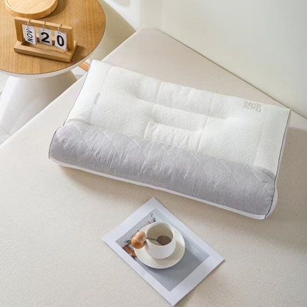 91家纺网 家纺一手货源 找家纺 露函家居 2025新款科学释压护颈枕 低枕 48*74cm