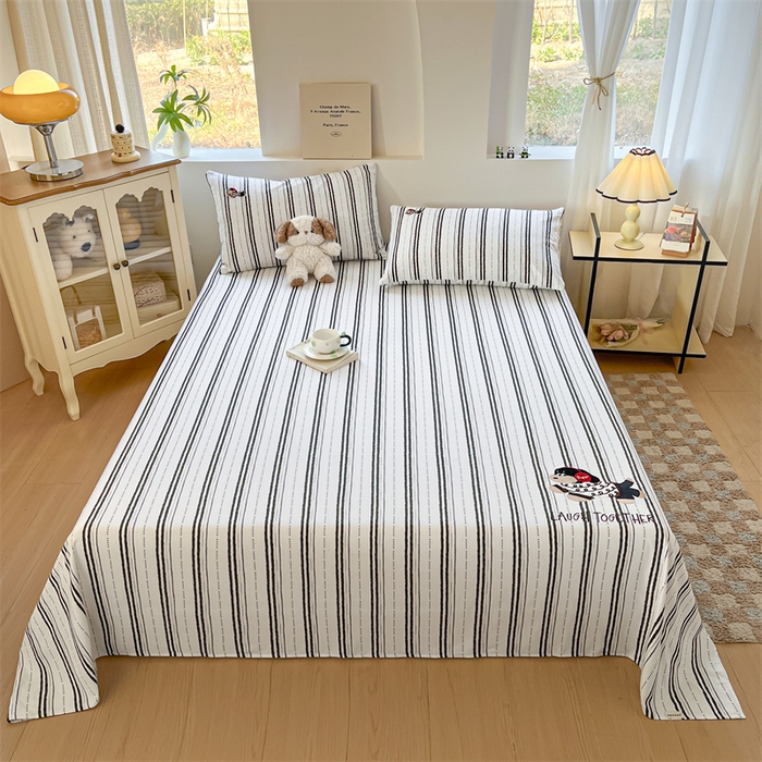 91家纺网 家纺一手货源 找家纺 （总）笙意家纺2025新款全棉老粗布单品单床单