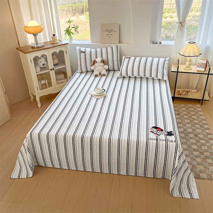 91家纺网 家纺一手货源 找家纺 （总）笙意家纺2025新款全棉老粗布单品单床单