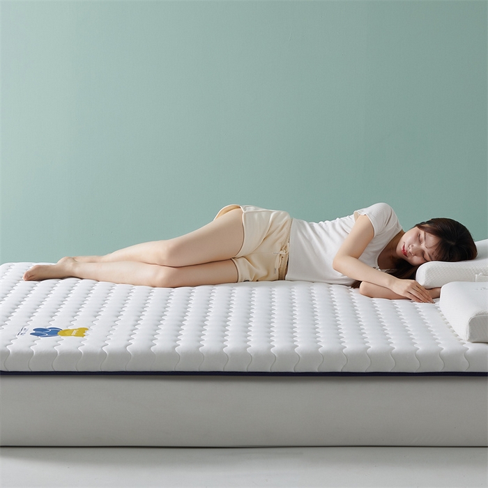 91家纺网 家纺一手货源 找家纺 2025新款A类牛奶丝大豆纤维床垫-小熊 小熊-白色（厚度9cm）