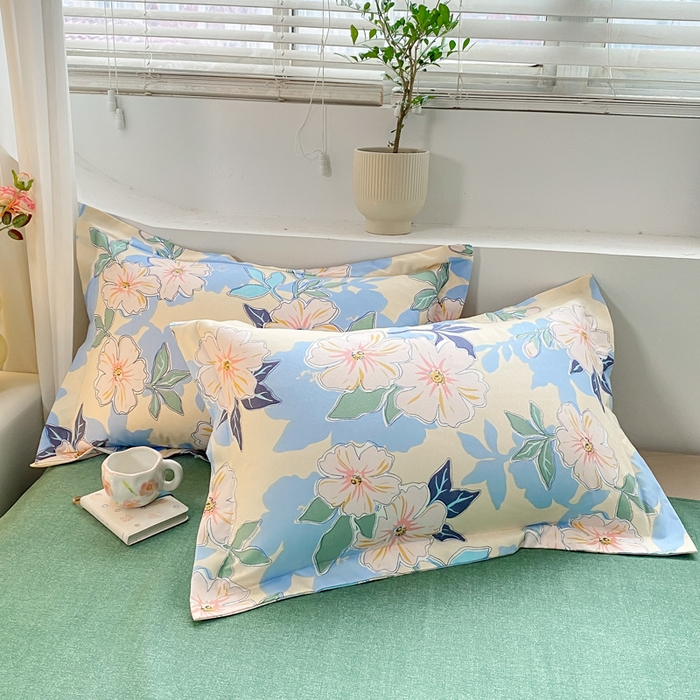 91家纺网 家纺一手货源 找家纺 （总）直播2024新款斜纹磨毛印花四件套植物羊绒套件