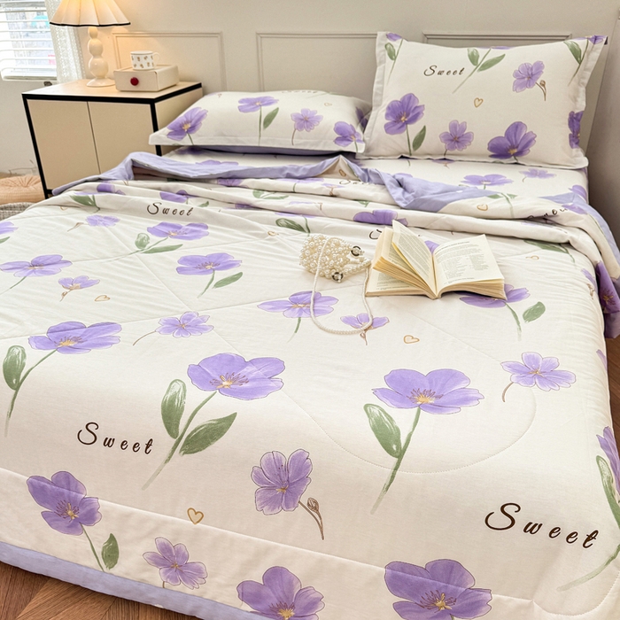 91家纺网 家纺一手货源 找家纺 （总）天之爱 2025新款春夏全棉纯棉印花夏被夏凉被空调被被子被芯