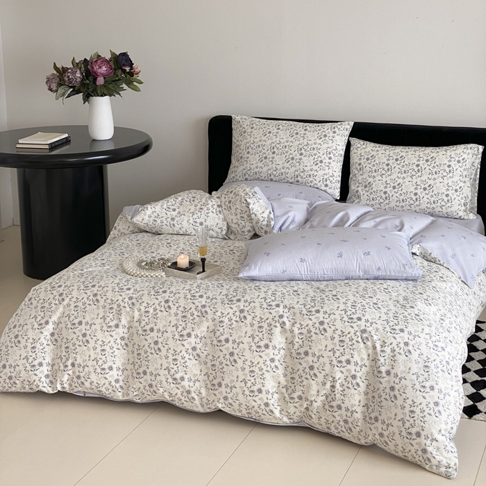 91家纺网 家纺一手货源 找家纺 慕希家纺 2025新款全棉13372印花四件套 芷兰