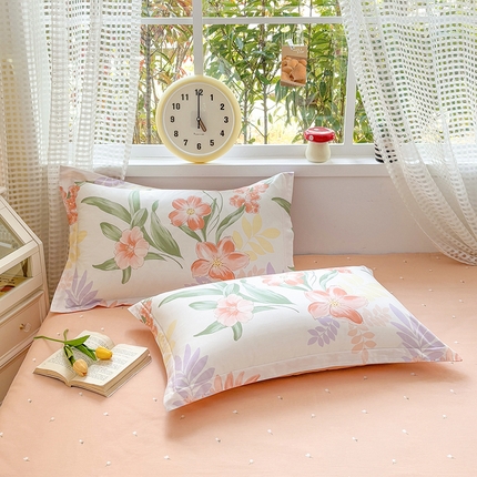 元元被芯 2025新款40支13372全棉印花全棉枕套 半夏