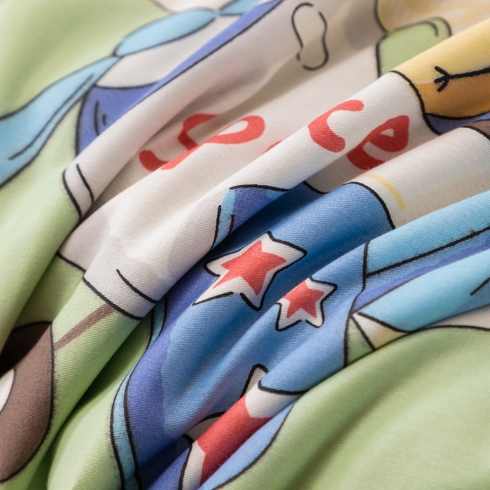 91家纺网 家纺一手货源 找家纺 鑫棉坊 2025新款A类全棉印花大豆纤维空调被大豆被 遨游太空