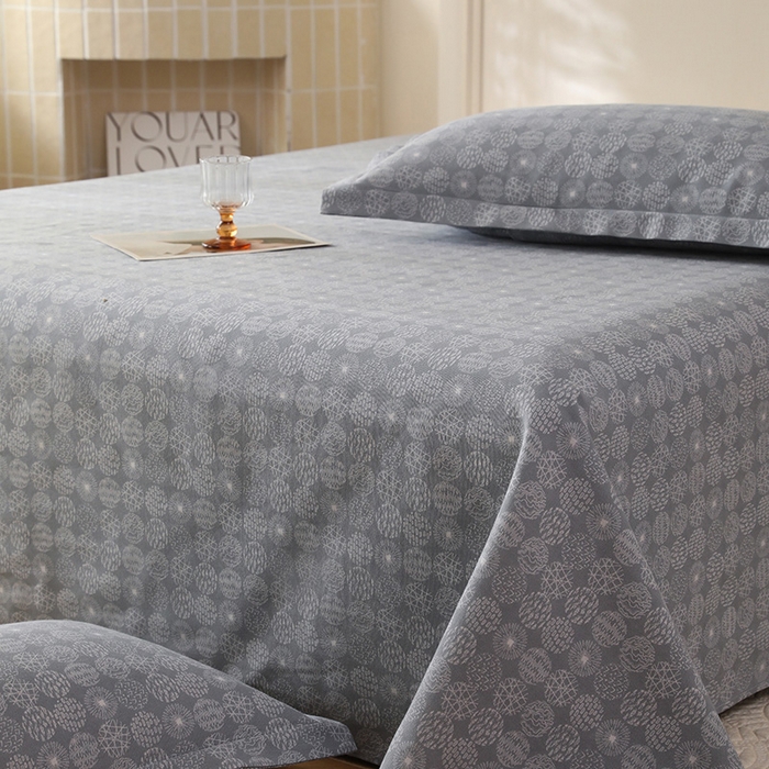 91家纺网 家纺一手货源 找家纺 幸嘉轩2025新款亲肤舒适床单三件套 如梦