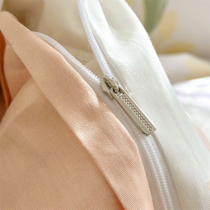 91家纺网 家纺一手货源 找家纺 元元被芯 2025新款40支13372全棉印花全棉被套夹棉四件套 半夏