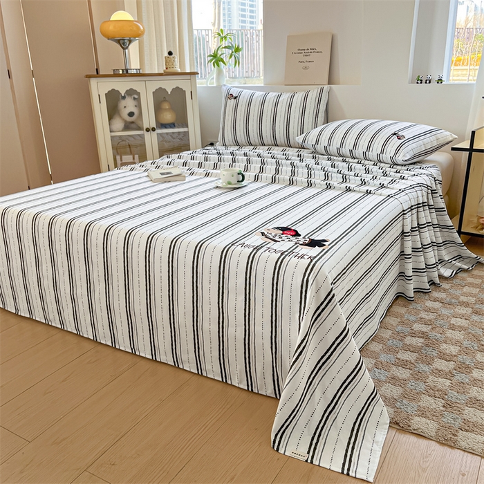 91家纺网 家纺一手货源 找家纺 （总）笙意家纺2025新款全棉老粗布单品单床单