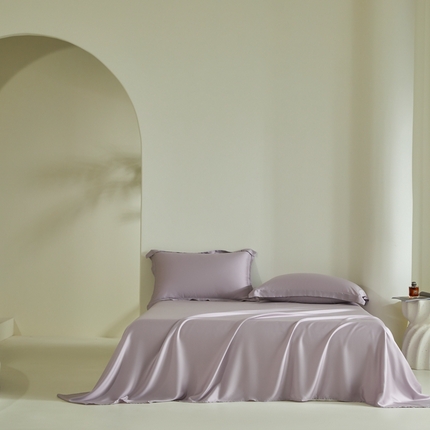 2025新款60S100支兰精天丝单品-单床单 天丝蓝莲紫