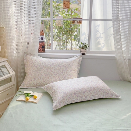 元元被芯 2025新款40支13372全棉印花全棉枕套 悠然