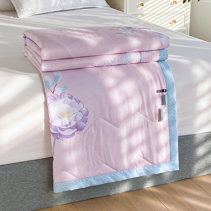 91家纺网 家纺一手货源 找家纺 （总）元元被芯 2025新款亲肤舒适磨毛印花夏被被子被芯