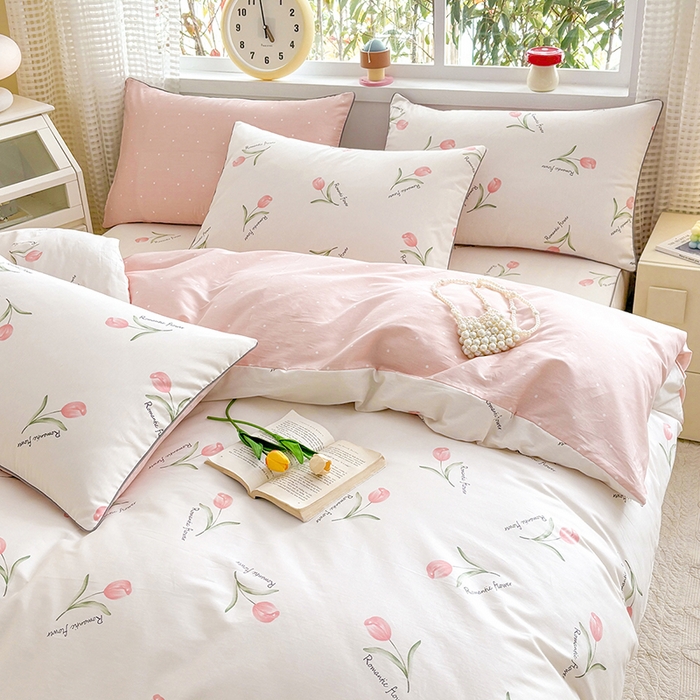 91家纺网 家纺一手货源 找家纺 元元被芯 2025新款40支13372全棉印花全棉隐藏式夹棉被套 昕动